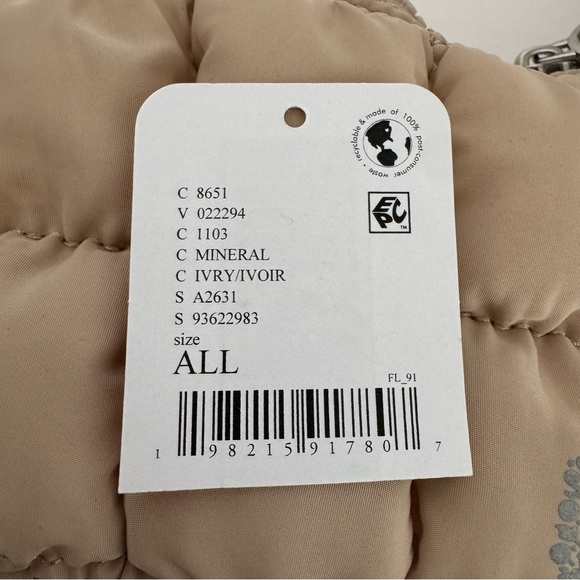 Free People Quilted Micro Pouch Mineral Tan - Picture 7 of 7